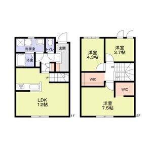 フォレストメゾンのざき(3LDK/1階)の間取り写真
