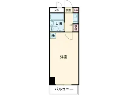 メゾン新高円寺(1K/2階)の間取り写真