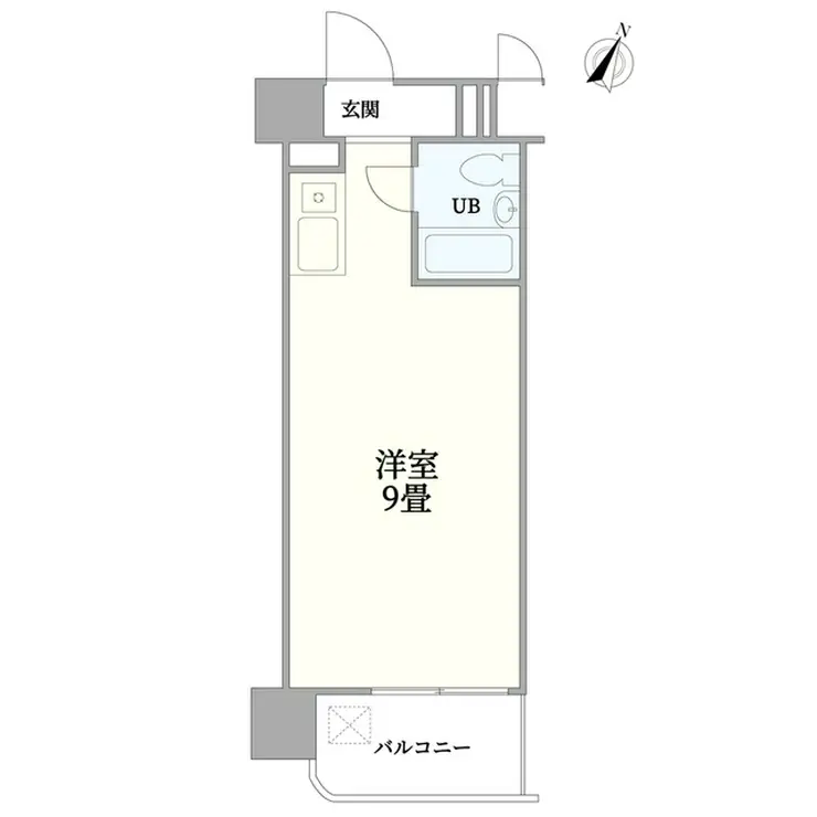 永谷ヒルプラザ六本木 9階階 間取り