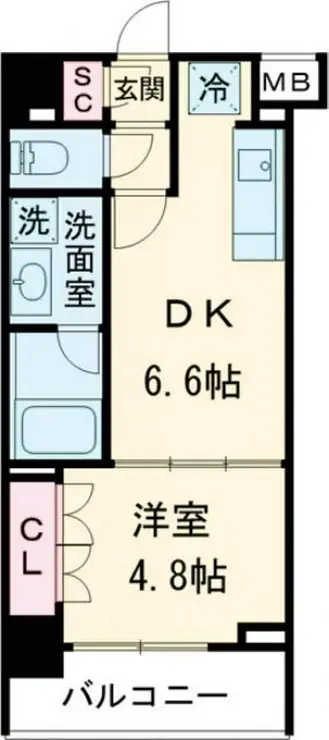 リリエンベルグ目白壱番館 7階階 間取り