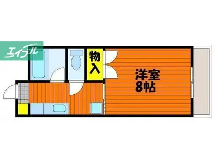 アークハイツ富田町(1K/5階)の間取り写真