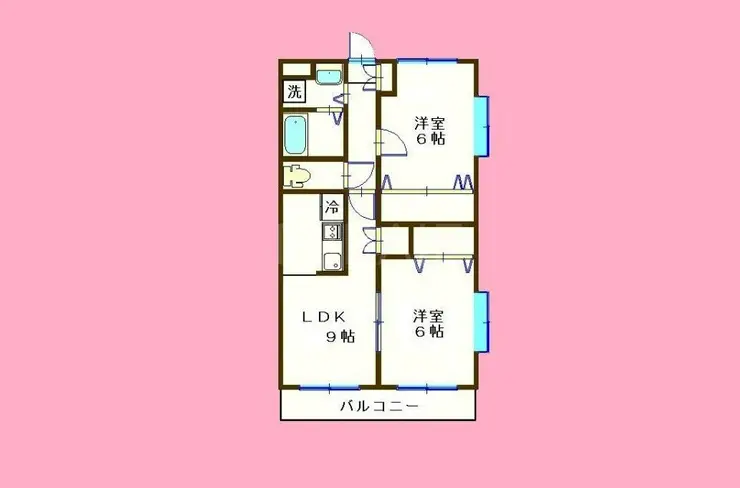 ノーブルマンション相模大野 4階階 間取り