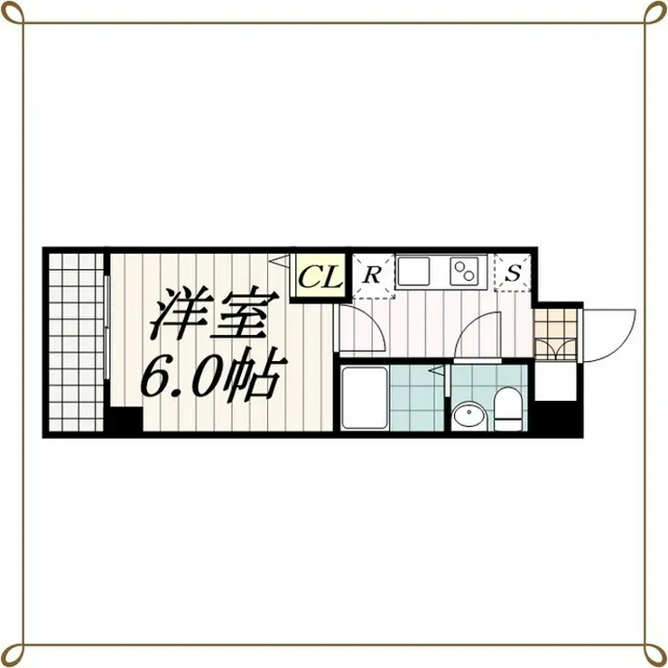レアレジデンス稲毛 3階階 間取り