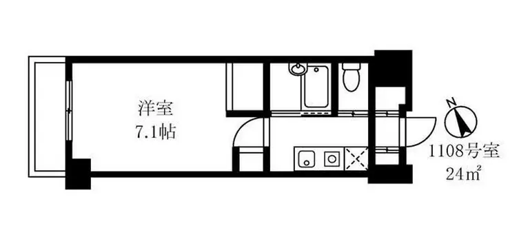 アーツ芝浦 11階階 間取り