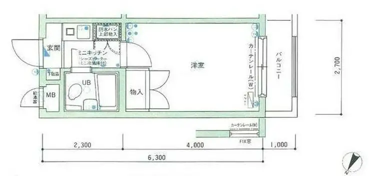 ダイアパレス淵野辺 4階階 間取り