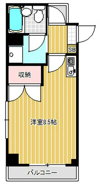 メイツ戸越 2階階 間取り