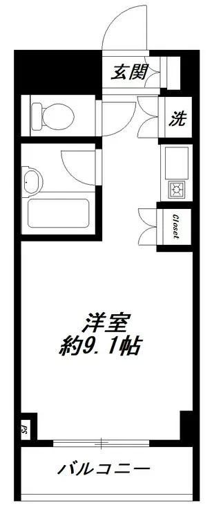 パワーク松原 2階階 間取り