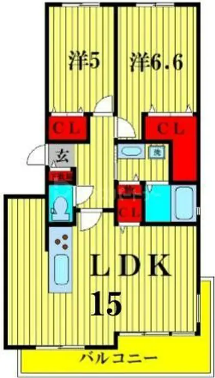 パスト大宮 5階階 間取り