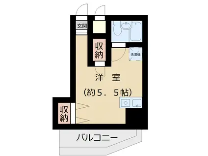 シティハイツ新大塚(ワンルーム/8階)の間取り写真