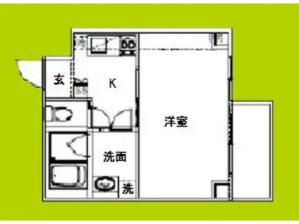 TOYOTOMI STAY PREMIUM 長橋(1K/7階)の間取り写真