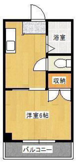 LA GRACE 壱番館(1K/1階)の間取り写真
