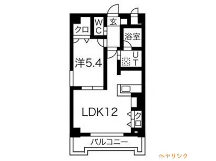 PASTORAL(1LDK/2階)の間取り写真