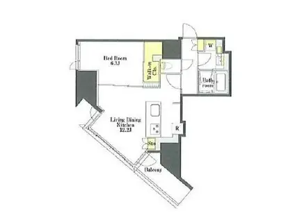 プライムメゾン本郷(1LDK/8階)の間取り写真