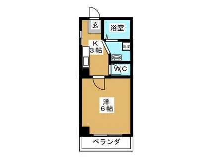 INO秋葉原(1K/5階)の間取り写真