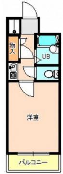 MS LEA KOUGOMINAMI(1K/3階)の間取り写真