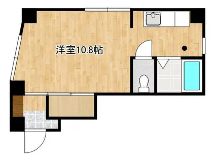 VIVABLE TOKUNAGA(ワンルーム/3階)の間取り写真
