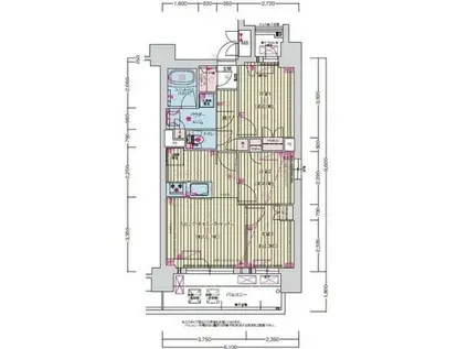 プレサンス名駅南ブリエ(3LDK/3階)の間取り写真