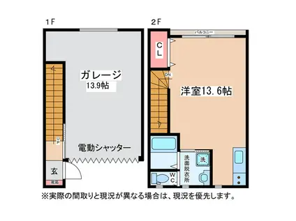 G-NEO(1SLDK/1階)の間取り写真