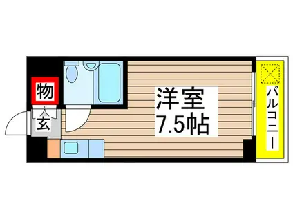 TOビル・53(ワンルーム/4階)の間取り写真