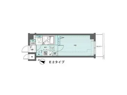 フェニックス板橋本町(1K/3階)の間取り写真