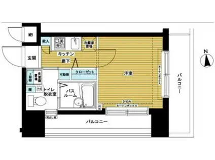 フェニックス桜上水弐番館(1K/3階)の間取り写真