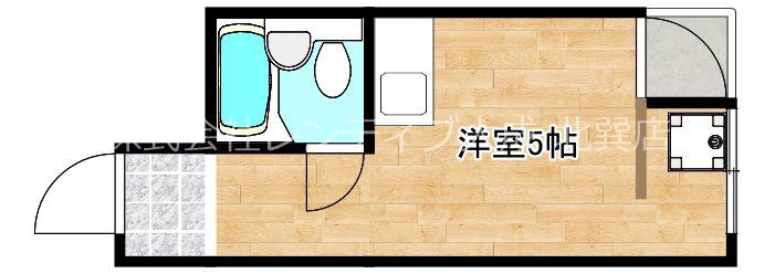 SOAピアレス(ワンルーム/3階)の間取り写真