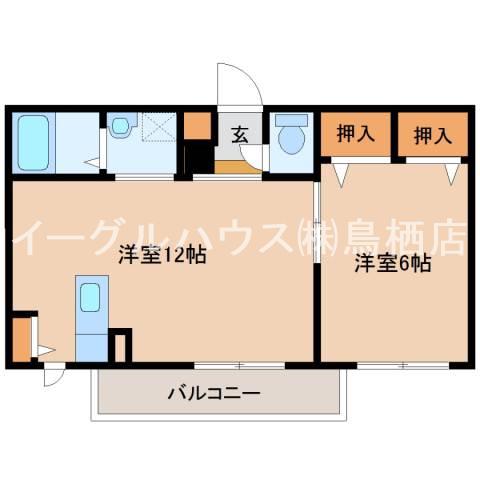 アーバンヒルズ五番館(1LDK/2階)の間取り写真