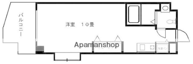 キララ天神北(ワンルーム/8階)の間取り写真