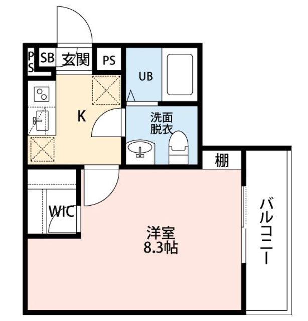 CAREZZA足立入谷(1LDK/1階)の間取り写真