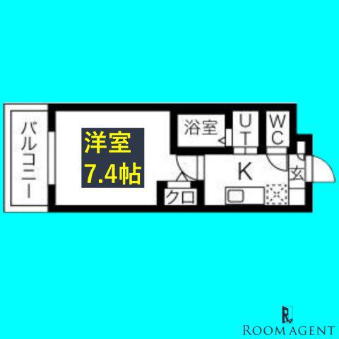 リアライズ代官町(1K/11階)の間取り写真