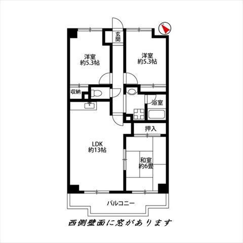 プラトゥ・モリ(3LDK/2階)の間取り写真