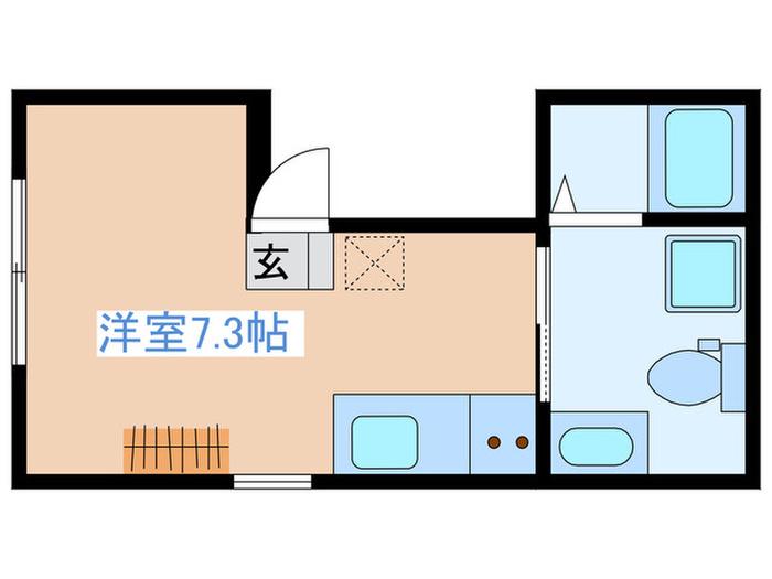 THE LATTICE 中野(ワンルーム/3階)の間取り写真