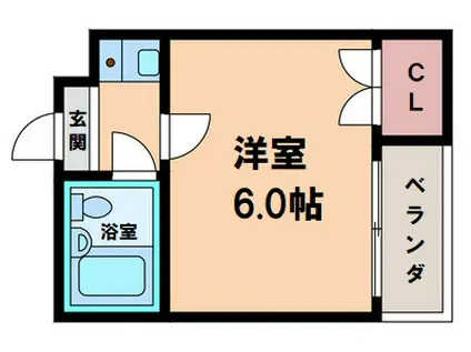 エマーブル(1K/3階)の間取り写真
