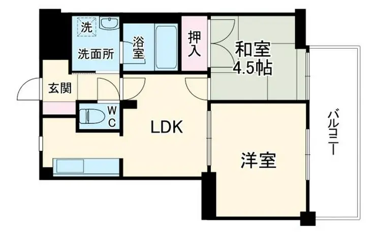 リエス蟹ヶ谷 7階階 間取り