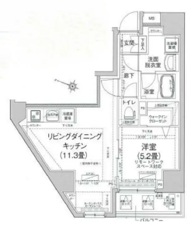 アイル プレミアム本駒込 9階階 間取り