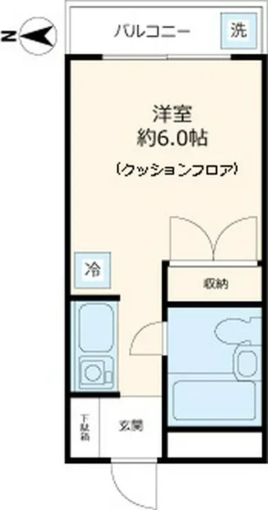 グリンカ白山 2階階 間取り
