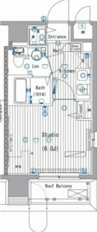 ガーラ・シティ川崎 9階階 間取り