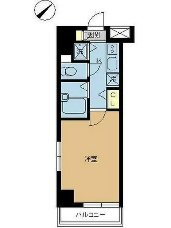スカイコート後楽園第5 8階階 間取り