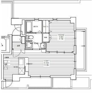 ビュークレスト水前寺5丁目(1LDK/5階)の間取り写真
