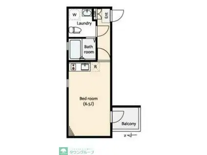 GRANDE北綾瀬イースト(ワンルーム/3階)の間取り写真