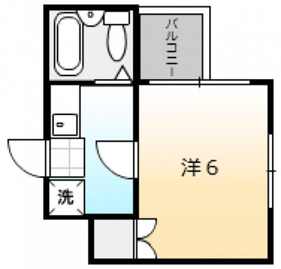 SHOEI BUILDING NO11(1K/5階)の間取り写真