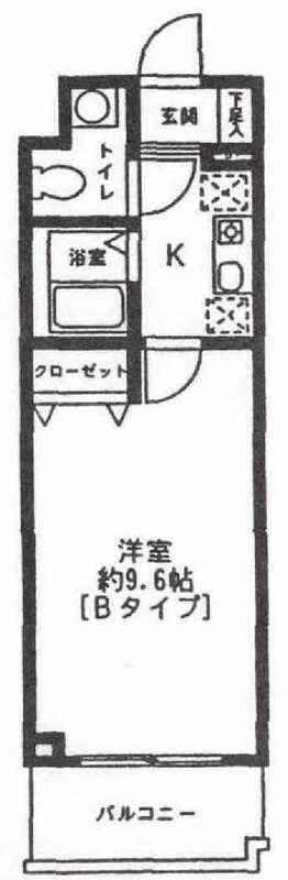 エトワール久保田(1K/3階)の間取り写真