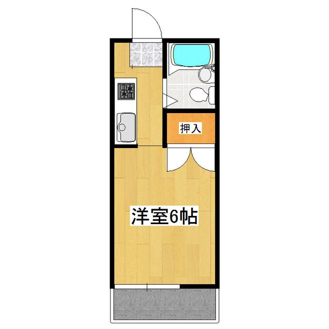 関口ハイツ(1K/1階)の間取り写真