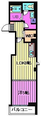 ラ フレーズ(1LDK/5階)の間取り写真
