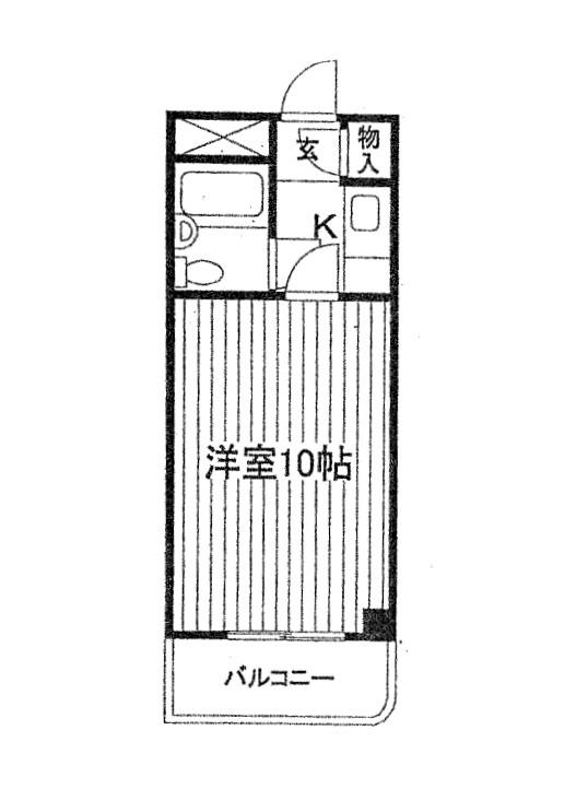 島之内トキワパレス(ワンルーム/7階)の間取り写真