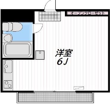VERDE(ワンルーム/5階)の間取り写真