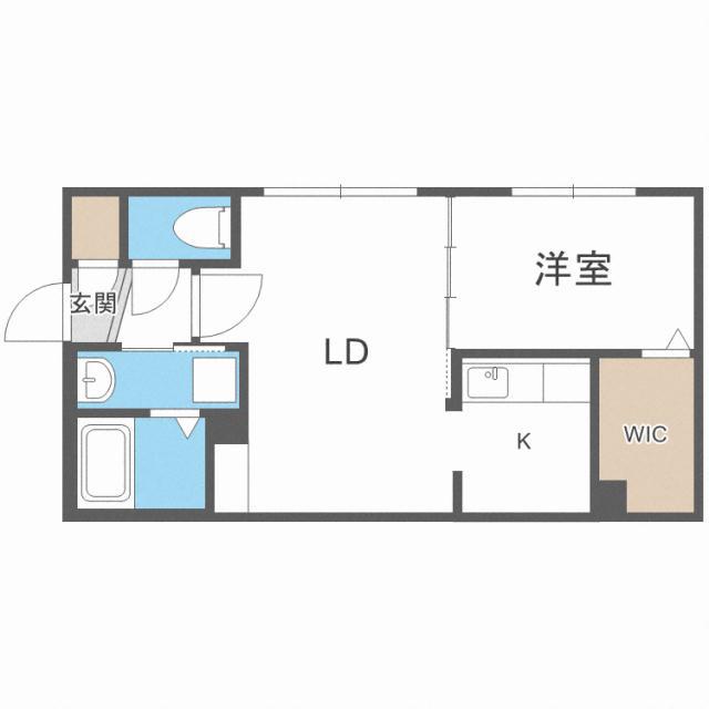 PRINCEHOMES N28 プリンスホームズN28(1LDK/2階)の間取り写真