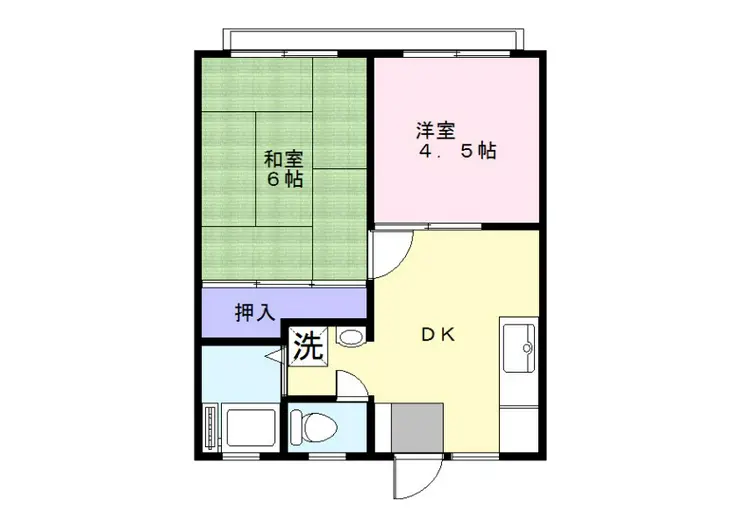 第2高橋ハイツ 2階階 間取り