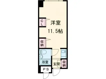 メゾン大塚(ワンルーム/9階)の間取り写真