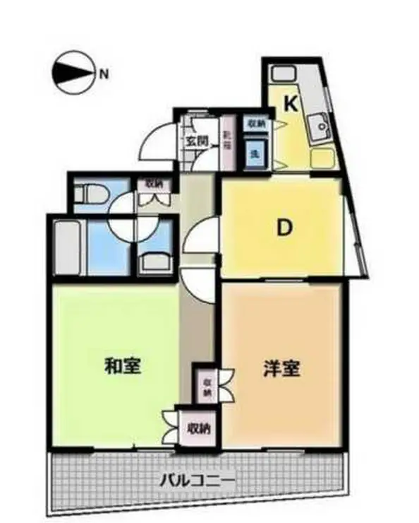 エスポワール池尻 4階階 間取り